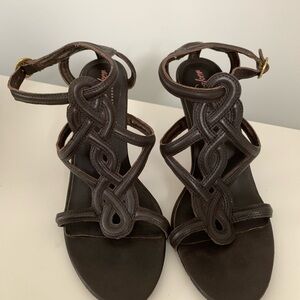 Ted Baker London Dark Brown Heels Sandals